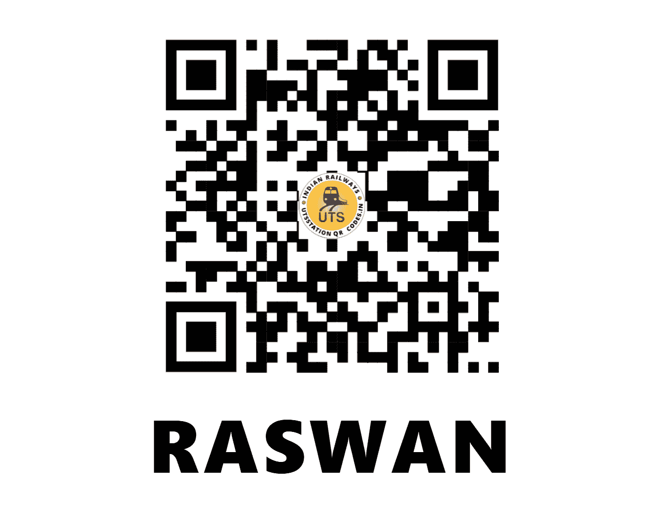 UTS QR Code for RASWAN - RSME - ER (WEST BENGAL)